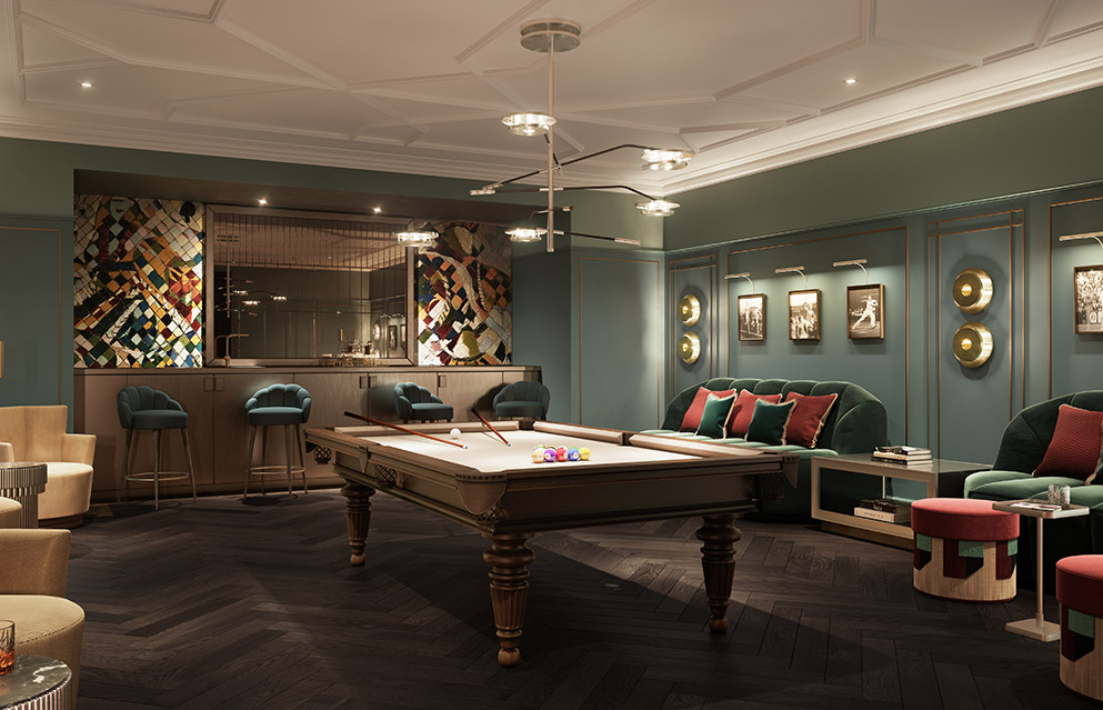 Resident's Games room  - The OWO Residences by Raffles